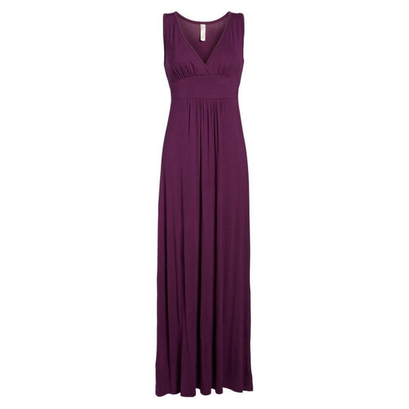 COPY - V-Neck Jersey Maxi Dress size S petite - Picture 4 of 4